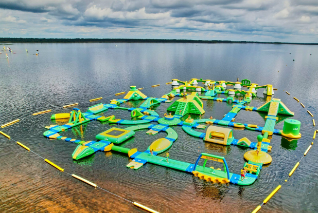 Parc Aquatique Digue Sud : Structures