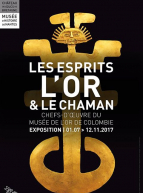 Expo : Les Esprits, l'Or et le Chaman - Affiche
