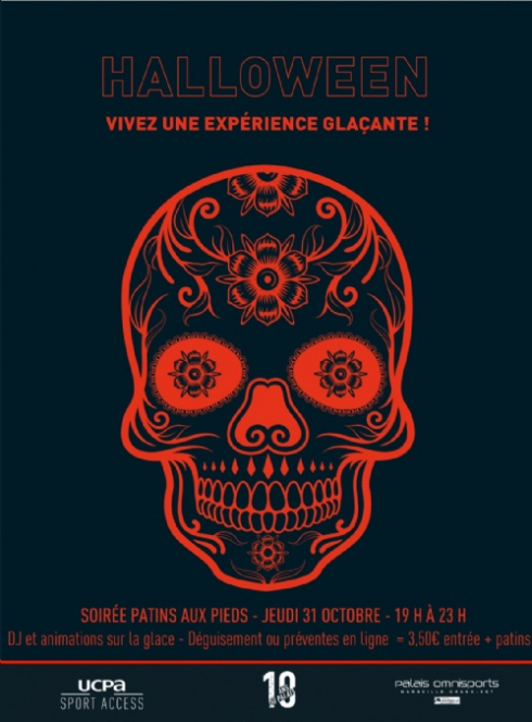 Soirée Halloween sur glace au Palais Omnisports