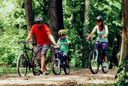 Forêt de Bouconne : balade en vélo en famille