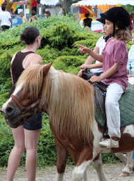 Journée des enfants à l'hippodrome Parilly
