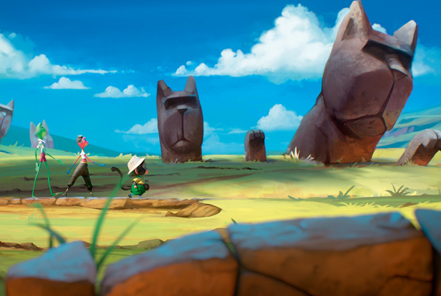 Le Tour du monde en 80 jours : statues