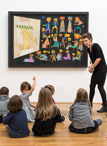 Visite du Musée d'arts de Nantes par des enfants