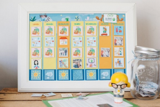 Un semainier à fabriquer soi-même