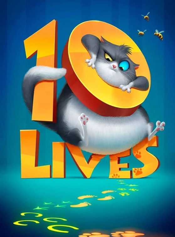 Les Nouvelles vies de Croquette : affiche US