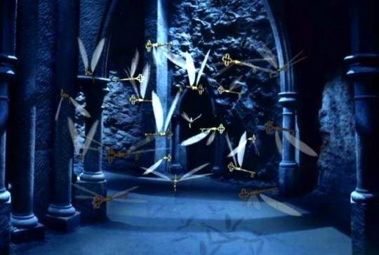 DIY clés volantes Harry Potter