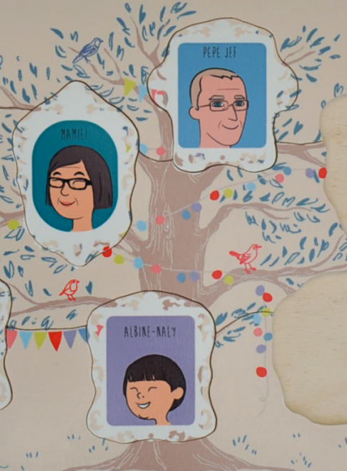 Arbre puzzle à personnaliser