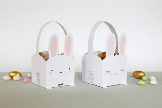 panier lapin de pâques