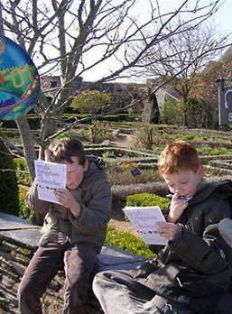 Chasse aux oeufs de Pâques 2013 au Château d'Angers