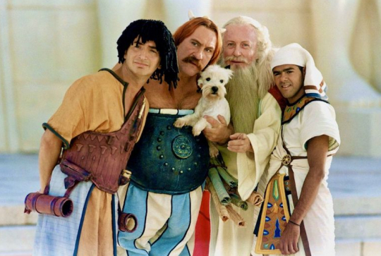 Astérix & Obélix : Mission Cléopâtre, Otis, Obélix, Panoramix et Numérobis