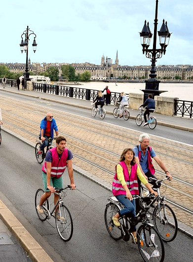 Illustration fête du vélo Bordeaux