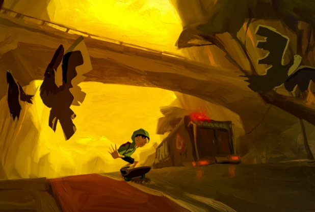 Tito et les oiseaux : skate