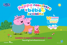 Gagnez 2 places pour "Peppa rencontre le bébé au cinéma"