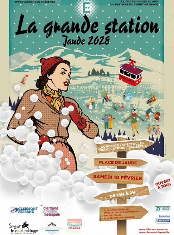 La Grande Station Jaude 2028 - Affiche
