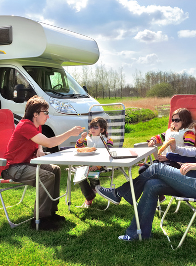 Camping car en famille