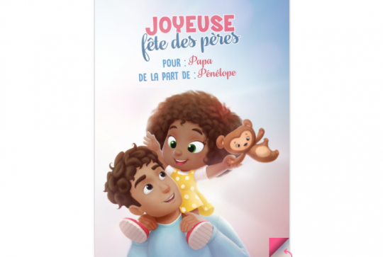 Carte personnalisable