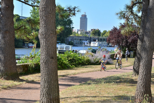 Voie verte l'Erdre à vélo
