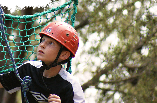 Parc Les Roches Nature et Aventure - Enfant accrobranche