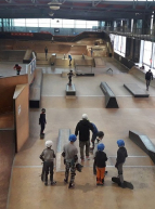 Stage de skate à la Halle de Glisse