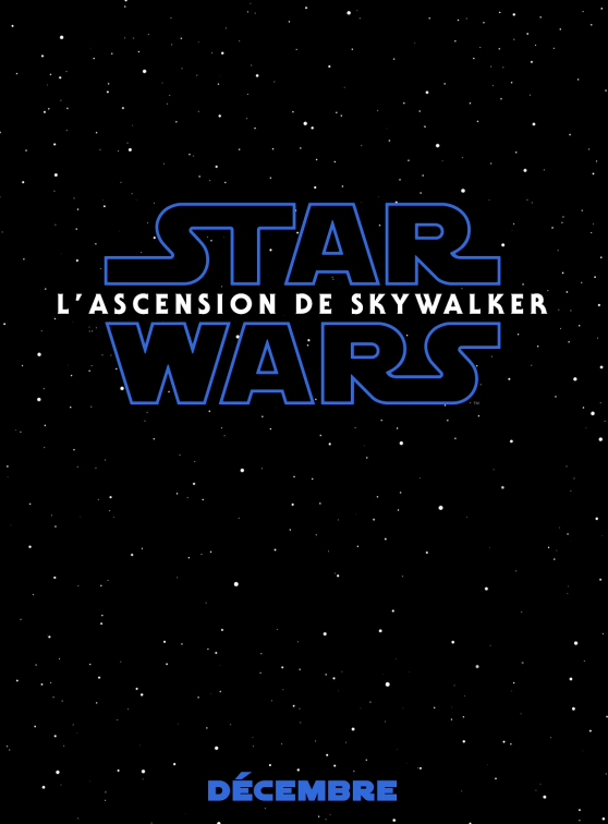 Star Wars Episode IX : l'Ascension de Skywalker - Affiche teaser