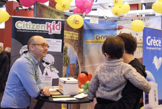 Photo famille Citizenkid - Salon mondial du Tourisme