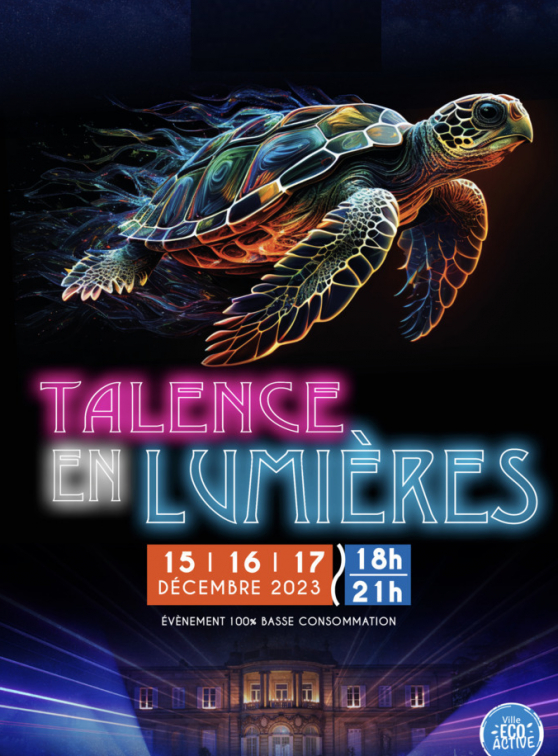 Talence en lumières : affiche