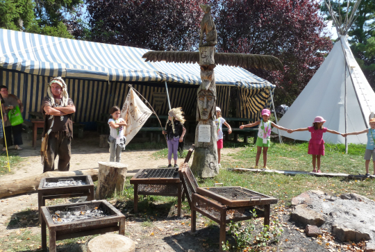 Atelier indien Loup gris