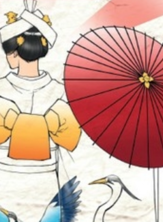 Hérons de Manga - Impression 2 Hérons