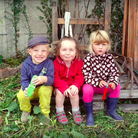 La Ferme des Loups : jardinage en famille