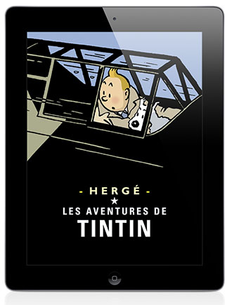 Appli Tintin sur iPad