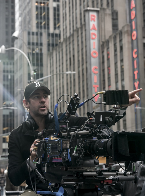 Blue et Cie : John Krasinski en train de filmer