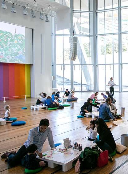 Week-end en famille à la Fondation Louis Vuitton