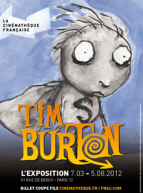 Exposition Tim Burton - affiche