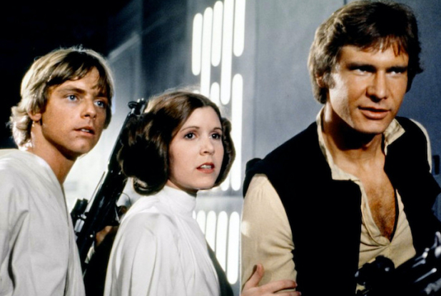 Star Wars IV - Un nouvel espoir : Luke, Leia et Han Solo