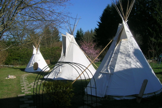 Tipis hébergements insolites