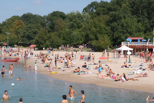 plan d'eau du Baggersee