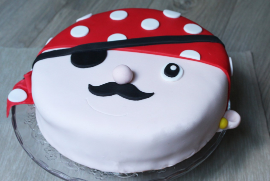 Gâteau d'anniversaire Pirate