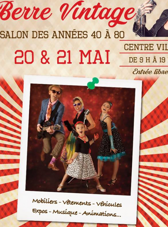 Affiche Berre Vintage