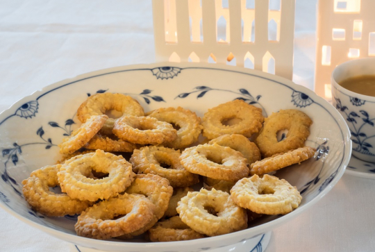 Vaniljekranse : biscuit de Noël à la vanille danois
