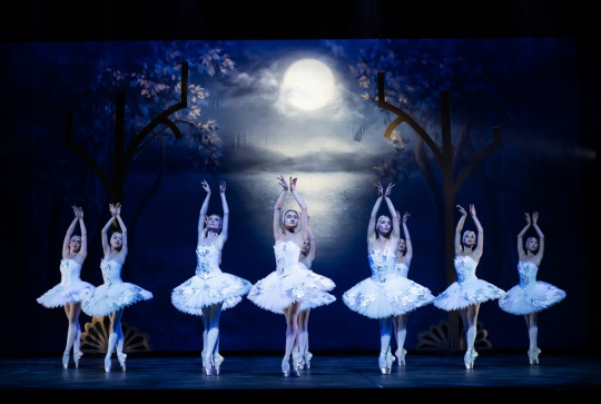 Mon premier Lac des Cygnes : Danseuses sur scène