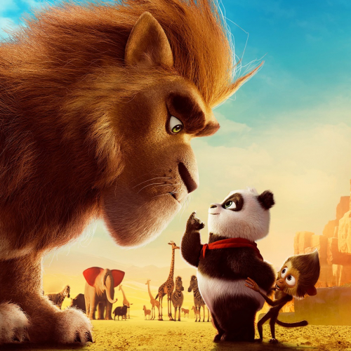 Petit Panda en Afrique : affiche