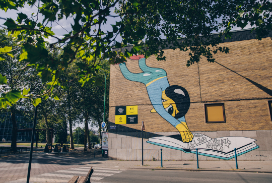 Parcours Street Art à Charleroi en Wallonie