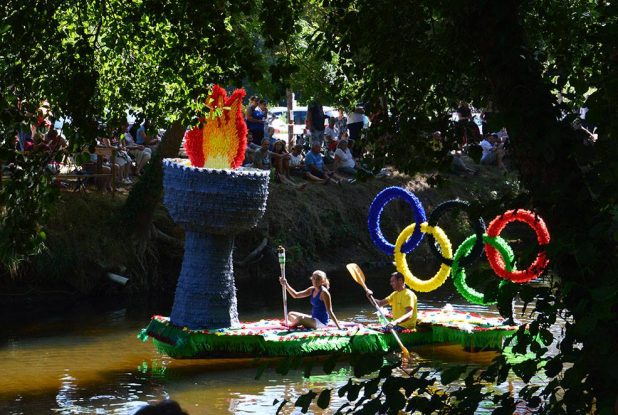 Fête nautique de Bommes : thème Jeux Olympiques
