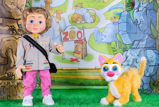 La Girafe bleue - Petit Jean et le chat