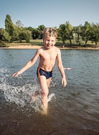 Plan d'eau d'Oudon en famille