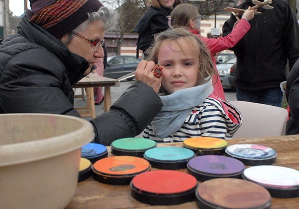 Atelier maquillage aux Sportiviales de Vitré