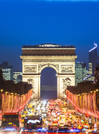 Illuminations de Noël des Champs-Elysées à Paris 2021