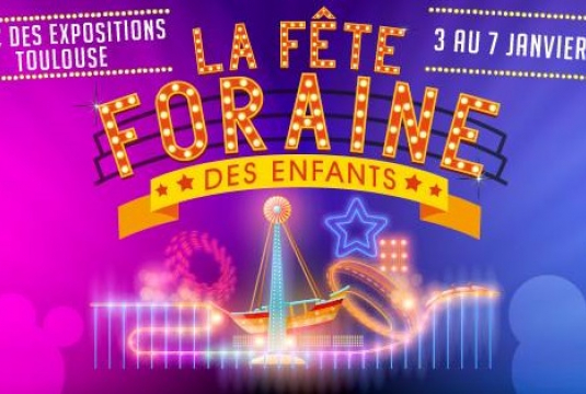 Fête foraine des enfants à Toulouse - Affiche 2017