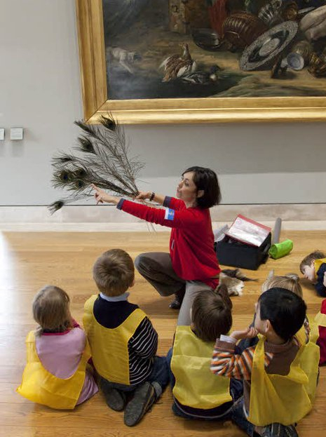 Atelier enfant au louvre : Poils et plumes