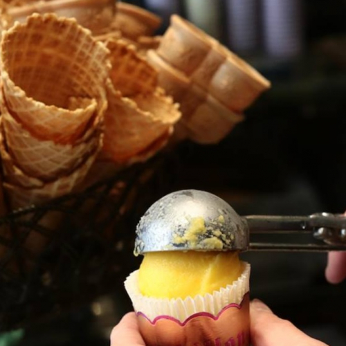 Glacier Berthillon : glace au citron